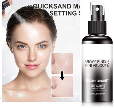 ADJD Dewy Finish Long Lasting Makeup Fixing Mist - Hydrating and Refreshing Formula Primer  - 80 ml(TRANSPARENT)