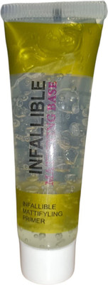 AMOSFIA HIGHLY SMOOTH MATTIFYING BASE INFALLIBLE PRIMER Primer  - 35 ml(TRANSPARENT)