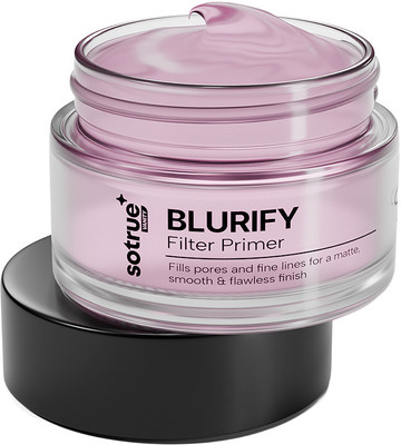 Sotrue Blurify Filter Face Primer for Flawless Skin | Blurs Fine Lines & Pores  Primer  - 15 g(Pink)