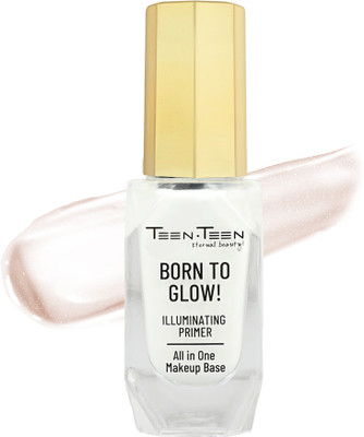 Teen Teen All in One Makeup Base Born To Glow Illuminating Primer, Primer+Highlighter Primer  - 30 g(Peach-Lite)