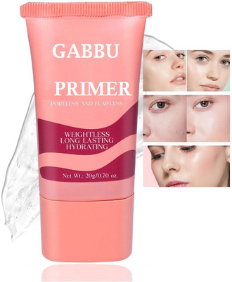 GABBU Lightweight Skin Smoothing Face Primer, Pore Minimizing Makeup Base Primer  - 20 g(TRANSPARENT)