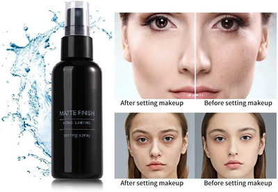 Arcanuy Fix Oil Control Setting Spray for Makeup, Long Lasting Primer  - 100 ml(Transparent)