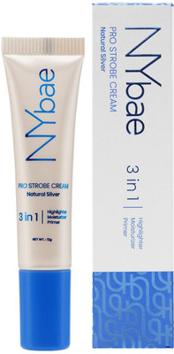 DIp & Doze PRO Strobe cream | Primer + Highlighter + Moisturizer Primer  - 12 g(Natural Silver)