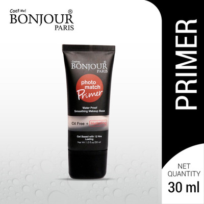 Coat Me Bonjour Paris Long Lasting Gel Based Face Primer - 30 ml Primer  - 30 ml(Black)