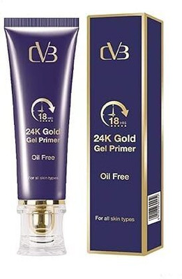 CVB 24K Gel Primer for Pores Minimization, Anti-Ageing Oil-Free & Fragrance-Free C15 Primer  - 40 ml(TRANSPARENT)
