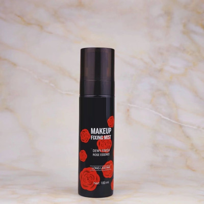GFSU - GO FOR SOMETHING UNIQUE Dewy finish rose essence makeup fixing mist Primer  - 100 ml(Transparent)