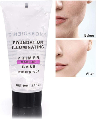 HUZURLU NEW WATERPROOF FOUNDATION ILLUMINATING PRIMER MAKEUP BASE PRIMER Primer  - 50 g(TRANSPARENT)