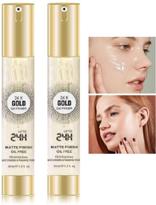 Emijun 24K GOLD BASE PRIMER FOR ALL SKIN TYPE  Primer  - 60 ml(Transparent)
