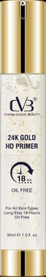 CVB 24K GOLD HD PRIMER FOR ALL SKIN TYPE 18 HOURS OIL FREE 30ML Primer  - 30 ml(TRANSPARENT)