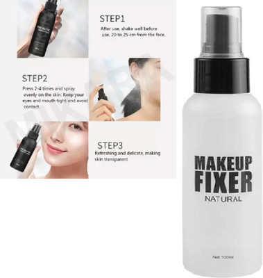 Amaryllis SKIN FACE FIXER Natural Makeup Fixer Long lasting makeup Fixer setting Spray Primer  - 100 ml(Transparent)