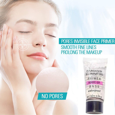 Emijun Perfect Hd Face Primer,Transparent Fills Pores & Fine Lines Primer  - 50 ml(Transparent)