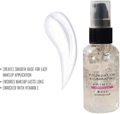 Amaryllis Professional Illuminating Oil-Free and Pore Filler Gel  Primer  - 50 ml(Transparent)