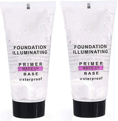 Latixmat Flawless Makeup Base Primer & Silk Matte Finish Primer  - 200 ml(Transparent)