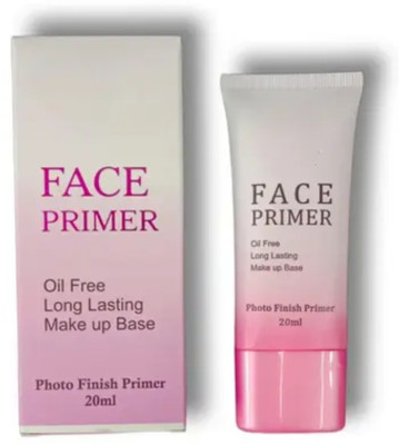 Glowsync Face primer photo finish that Primes, Moisturises & oil free  Primer  - 20 ml(Transparent)