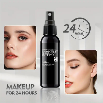manasona Long-Lasting Hydrating Makeup Fixing Mist for All Skin Types Primer  - 100 ml(transaprent)