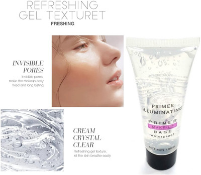 Aylily Professional Primer to Prep Skin for Smooth Long Lasting Makeup - Moisturizing Primer  - 50 ml(TRANSPARENT)