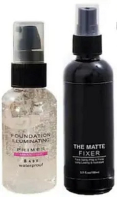 REIMICHI FACE PRIMER AND MAKEUP SETTING SPRAY COMBO PACK Primer  - 150 ml(TRANSPARENT)