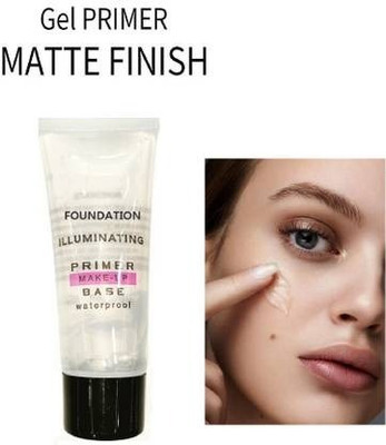 Galm Bazaar Perfect Face Matte Primer Makeup Base Face Primer Gel For Invisible Pore  Primer  - 50 ml(Transparent)
