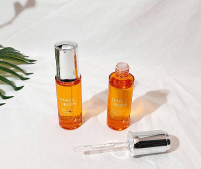 MYEONG Magic Drops Primer Oil For Face Primer  - 40 ml(Orange)