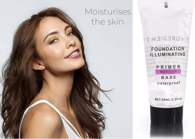 DYSOKAYO Best Waterproof Primer For Face Makeup Pore Minimizing Primer  - 50 ml(TRANSPRENT)
