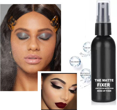 Emijun THE MATTE FINISH LIQUID SPRAY MAKEUP FIXER X Primer  - 100 ml(Transparent)