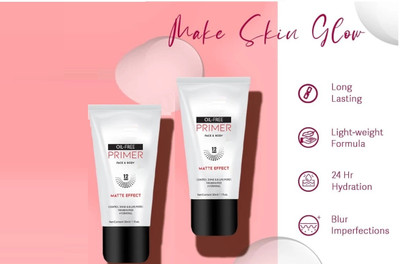 GFSU - GO FOR SOMETHING UNIQUE Face & Body Primer Matte Finish Oil Free  Primer  - 60 ml(Transparent)
