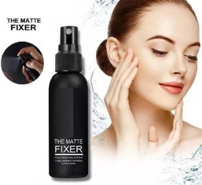 HUZURLU face makeup fixer for after use makeup Primer  - 100 ml(Transparent)