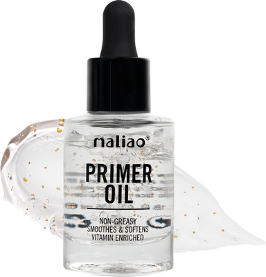 maliao Primer Oil - Non-Greasy, Smoothens & Softens | Vitamin Enriched Elegance Primer  - 35 ml(WHITE)