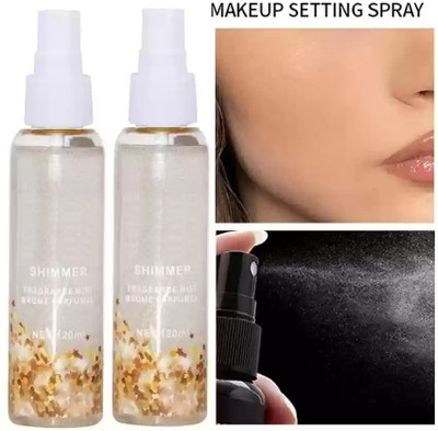 HUZURLU Makeup Setting Spray Natural Long And Lasting Finish Face Fixer Mist  Primer  - 220 ml(TRANSPARENT)