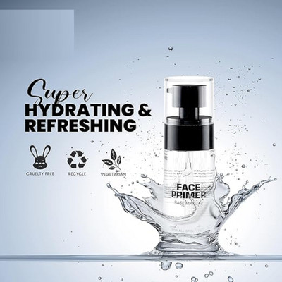 Jiwoo magice gel waterproof base primer for all skint tone Primer  - 30 ml(transparant)