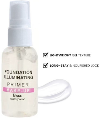 Yuency PROFESSIONAL WATER PROOF & OIL CONTROL GEL BASE FACE PRIMER Primer  - 50 ml(transparent)