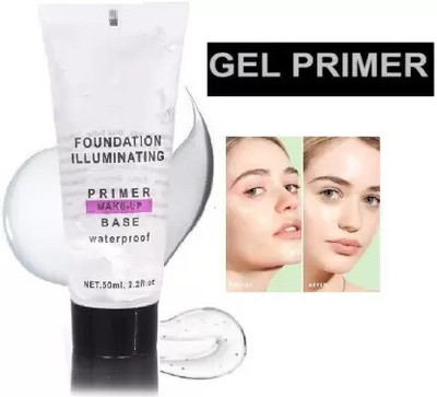 Elecsera Best for Face makep Primer for Face makeup Illuminating Face Makeup Base Primer  - 50 ml(TRANSPARENT)
