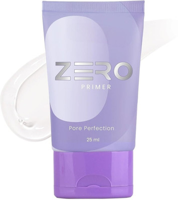 Yuency Zero Face Primer | Silicone Based Gel | Blurs Pore & Controls Oil Primer  - 25 ml(transparent)