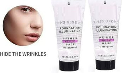 Luipui primer face gel makeup pack of 2 Primer  - 100 ml(transparent)