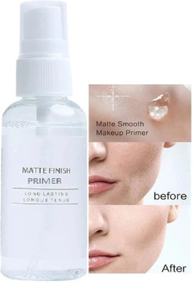 Yuency Waterproof Matte Gel Face Primer Long Lasting, Pore Refining Primer  - 50 ml(Transparent)