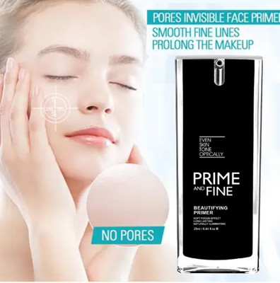 Yuency Primer, Instant Blur Fine Lines & Pores Minimizer, Hydrated Formula  Primer  - 25 ml(transparent)