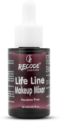 recode Lifeline Makeup Mixer helps Create Long Lasting Effect with Many Makeup Products Primer  - 30 ml(Clear)