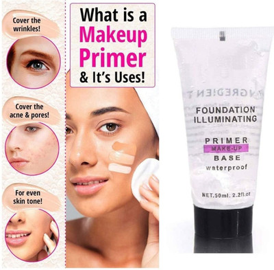 Vyomiris Smooth Skin & Long-Lasting Makeup, Fills Pores & Fine Lines Primer  - 50 ml(Transparent)