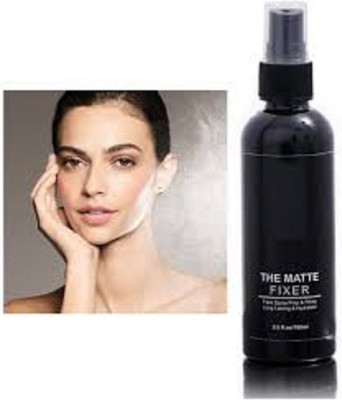 Luipui matte finish makeup fixer spray pack of 1 Primer  - 100 ml(TRANSPARENT)