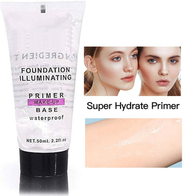 LILLYAMOR Best Moisturizing Foundation Primer, Clear Smooth Makeup Base for Flawless Skin Primer  - 50 ml(Transparent)
