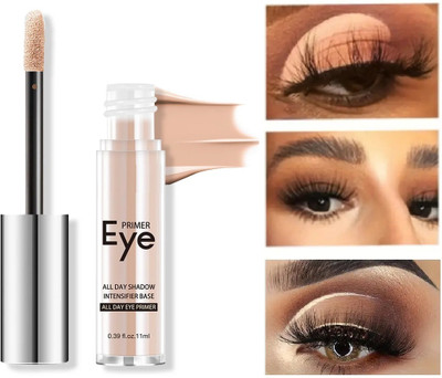 GULGLOW99 Matte Eyeshadow Primer For Oily Lids Medium Eyeshadow No Greasy Eye  Primer  - 11 ml(BEIGE)