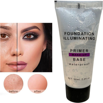 LILLYAMOR 3D Moisturizing Foundation Primer, Clear Smooth Makeup Base Primer  - 50 ml(Transparent)
