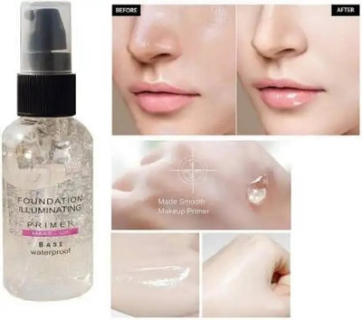 GFSU - GO FOR SOMETHING UNIQUE Professional liquid transparent base primer Pack of 1  Primer  - 50 ml(Transparent)