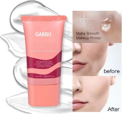 GABBU Best Flawless Matte Finish Primer Blends Like A Dream Primer  - 20 g(Transparent)