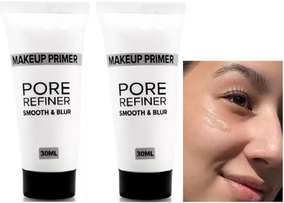 EVERERIN FACE PRIMER GEL LIQUID FACE PRIMER MAKEUP PRIMER COMBO Primer  - 60 ml(TRANSPARENT)