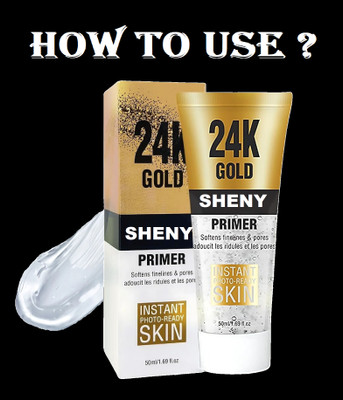 Sheny gel face primer Provides Radiant & Smooth Finish | Makes Makeup Last Longer Primer  - 50 ml(transparent)