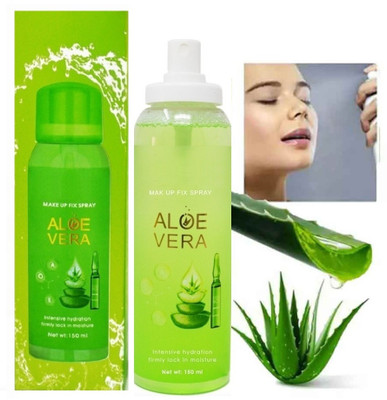 THTC Natural Aloe Vera Skin Moisturizing Make Up Fixer Primer  - 150 ml(TRANSPARENT)