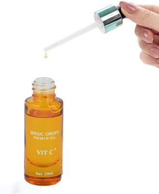 Latixmat Magic Drops Primer Oil For Face Infused With Vitamin C+ Hydrates Skin Primer  - 20 ml(TRANSPARENT)