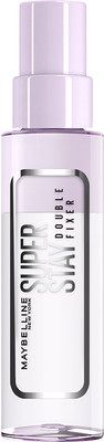 MAYBELLINE NEW YORK Super Stay Double Fixer Setting Spray, 24HR Wear, Hydrating Spray Primer - 55 ml(Transparent)