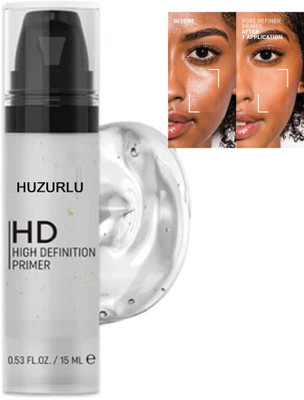 HUZURLU Matte Makeup Base Primer for Face Primer  - 15 ml(TRANSPARENT)